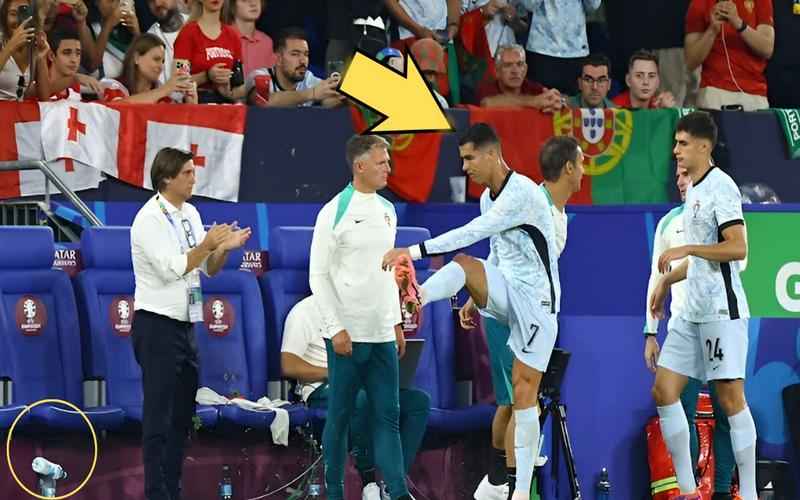 Cristiano Ronaldo Reaction To Being Subbed of During Portugal Defeat By Georgia 