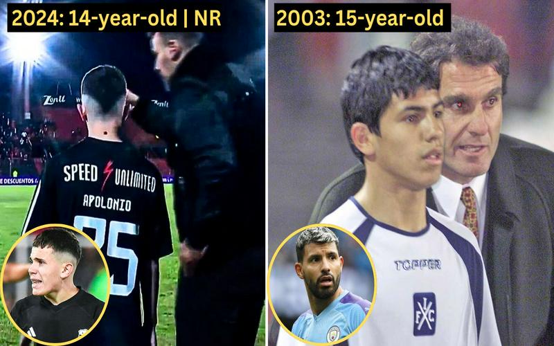 Argentine Teenager Breaks Sergio Aguero Two Decade Record 